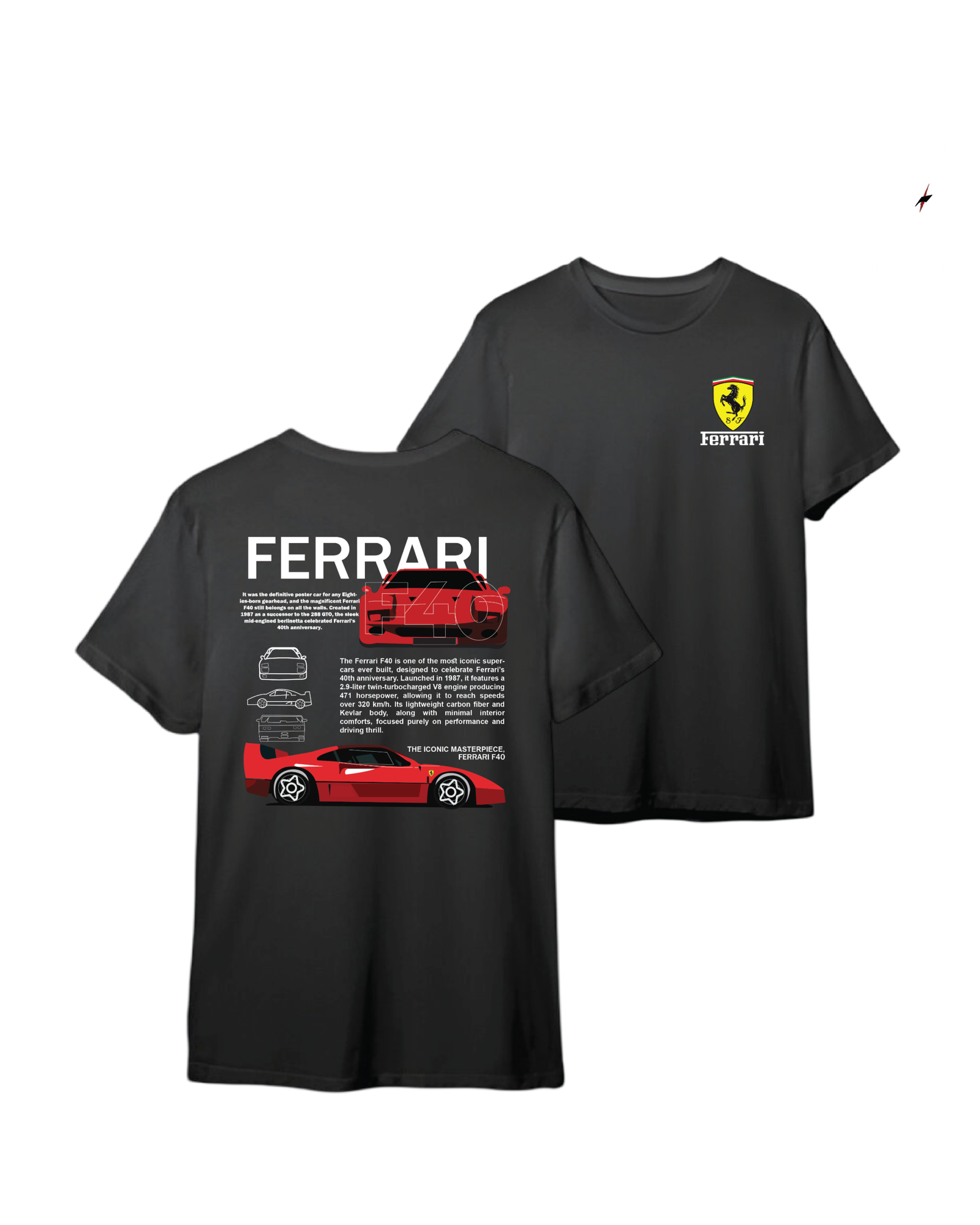 Ferrari F40 T shirt