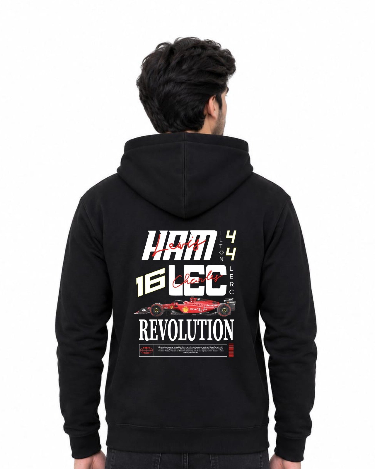 Hamilton x Leclerc f1 hoodie